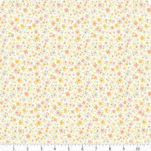 Remnant Cottage Charm Porcelain Flower Basket - My Sew Quilty Life for Moda