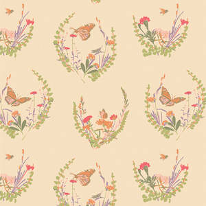 Meadow Vignette Midsummer (FQ) - Sharon Holland Art Gallery Fabrics