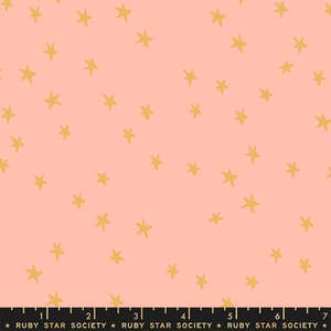 Starry New Peach (FQ)- Alexia Abegg Ruby Star Society Fabrics