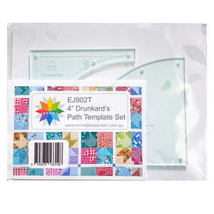 Drunkard's Path Acrylic Template 4 inches - EMMA JEAN JANSEN