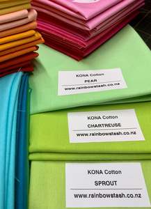 Individual Fat Quarters - Green Hues