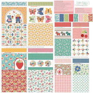 Home Decor Prairie Home Zippy Bags 3 Panel - Lori Holt for Riley Blake Designs