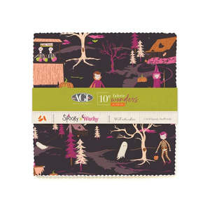 Fabric Art Gallery Fabrics: Spooky ‘n’ Witchy Layer Cake - Art Gallery Fabrics