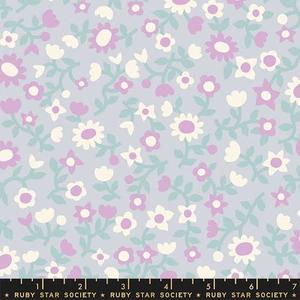 Ruby Star Society Fat Quarters: Petunia Paper Garden Dove (FQ) - Kimberly Kight for Ruby Star Society