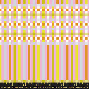 Ruby Star Society Fat Quarters: Petunia Gingham Macaron (FQ) - Kimberly Kight for Ruby Star Society
