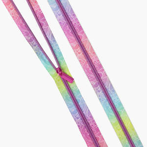 Tula Pink Floral Reef Sea Stripe #5 Zippers – 3 Yard Pack – ZBY5C140
