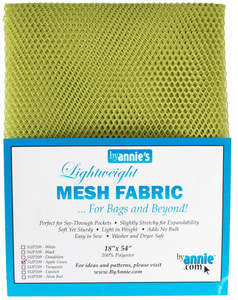 Zippers Bag Accessories: By Annie’s Mesh Lite Weight - Apple Green
