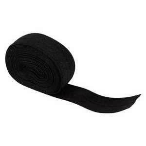 Zippers Bag Accessories: By Annie Fold-Over Elastic - Black