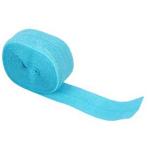 Zippers Bag Accessories: By Annie Fold-Over Elastic - Parrot Blue