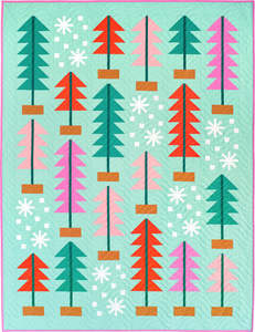 Pen Paper Patterns: All Spruced Up Cover Quilt Fabric Kit - Throw Size