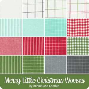 Remnants End Of Bolt And Sale Fabrics: Merry Little Christmas Wovens Layer Cake - Bonnie & Camille for Moda