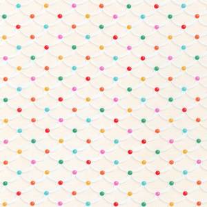 Remnants End Of Bolt And Sale Fabrics: Icing Vanilla - Tinsel Town