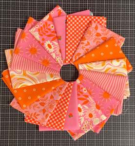 Ruby Star Society: Ruby Star Society Pink/Orange Fat Eighth Bundle