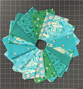 Ruby Star Society: Ruby Star Society Blue/Green Fat Eighth Bundle