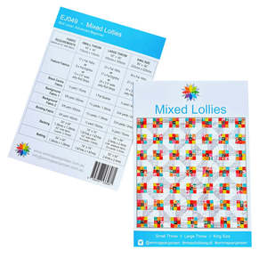 Emma Jean Jansen Patterns: Mixed Lollies Quilt Pattern by Emma Jean Jansen