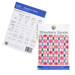 Emma Jean Jansen Patterns: Strawberry Spools Quilt Pattern by Emma Jean Jansen