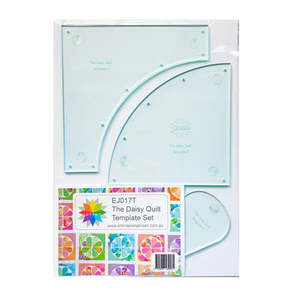 The Daisy Quilt Pattern Acrylic Template Set by Emma Jean Jansen