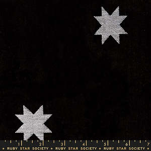 Ruby Star Society: Quilt Star Woven Black RS4155-12 | Warp & Weft Mystic Fable | Alexia Marcelle Abegg | Ruby Star Society