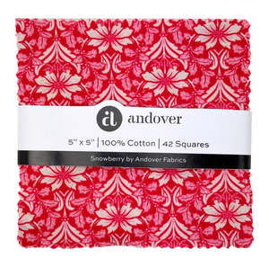 Charm Squares: Snowberry 5" Squares — Andover Fabrics