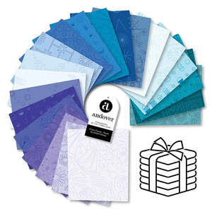 New At Rainbow Stash: Color Camp Dusk Fat Eighth Bundle – 21 Pieces