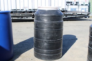 Products: 250 LITRE BLACK SCREW LID HEAVY DUTY PLASTIC DRUM. NIL STOCK - RainHarvest and Services