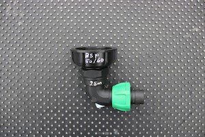 Products: BSP50 IBC ADAPTOR WITH 25mm BEND HOSE CONNECTOR - RainHarvest and Services