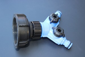 Products: BSP50mm IBC ADAPTOR with DOUBLE TAP - RainHarvest and Services