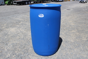 Products: DRUM. 200 LITRE BLUE PLASTIC FOOD GRADE (EX SOY SAUCE) FOR GARDEN OR EMERGENCY WATER. NO STOCK - RainHarvest and Services