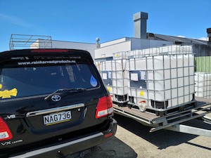 Products: IBC TANK. POD. TOTE. CUBE. 1000L Caged. FOOD GRADE (LACTIC ACID), NO STOCK - RainHarvest and Services