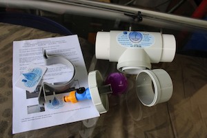 Products: FIRST FLUSH DOWNPIPE DIVERTER BASIC KIT FOR 80 or 90mm DOWNPIPE - RainHarvest and Services