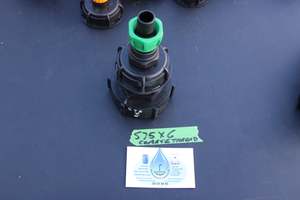 Products: S75 X 6 COARSE THREAD IBC CAP WITH 25MM HOSE CONNECTOR - RainHarvest and Services