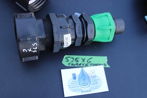 Products: S75 X 6 COARSE THREAD IBC CAP WITH 40MM HOSE CONNECTOR - RainHarvest and Services
