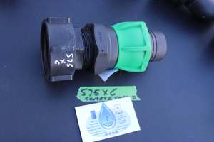 Products: S75 X 6 COARSE THREAD IBC CAP WITH 50MM HOSE CONNECTOR - RainHarvest and Services