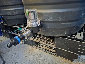 WATER BUTT DRUM BARREL CHARCOAL GREY FOOD GRADE 210 LITRE WITH SCREW LID & F&hellip;