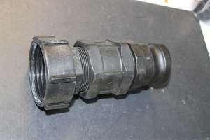 S75 X 6 / NW50 COARSE THREAD IBC CAP WITH 50MM MALE CAM LOCK - RainHarvest and Services