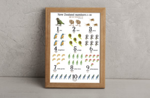 Prints: NZ counting 1-10