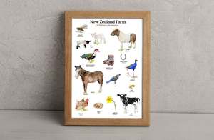 NZ Farm print
