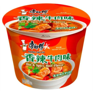 Cup Noodles: Master Kang Hot & Spicy Beef Ramen Cup Box