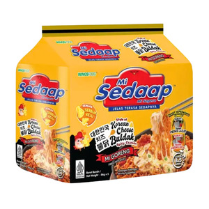 Frontpage: Mie Sedaap Korean Cheese Buldak Spicy Chicken Ramen - 5pk