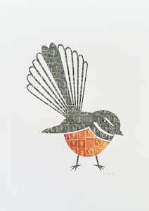 Products: Fantail, A4 Print