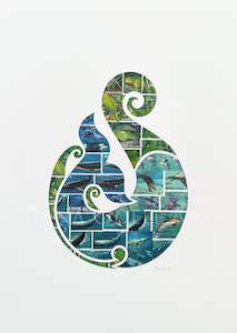 Featured 2: Whale Hook, A4 Print