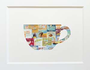 Kiwiana: ‘Kiwi Road Trip’ - coffee cup, 11x14 inches