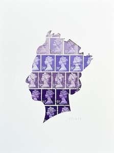 Assorted Themes: QEII - purple, 6x8 inches