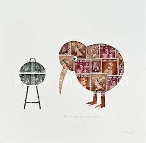 Kiwi BBQ Pit Master, 8x8 inches