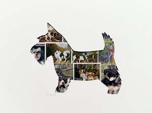 Cats Dogs: Scottie Dog - black, 6x8 inches