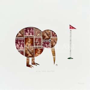 Products: Kiwi Pro Golfer, 8x8 inches