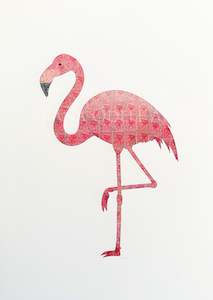 Products: Flamingo, A3 Print