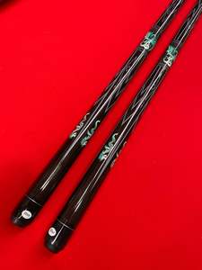 2 x Pool Cue 2 pce 20 0z - Deluxe 11mm Tips.