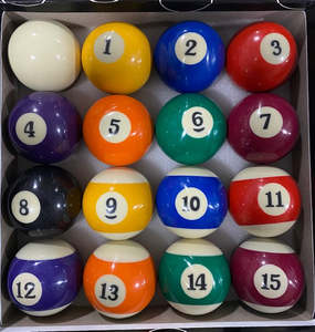 Pool Tables Air Hockey Foosball: Pool Table Ball Set.