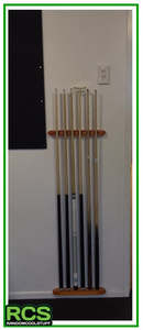 Pool Tables Air Hockey Foosball: Pool Cue Rack